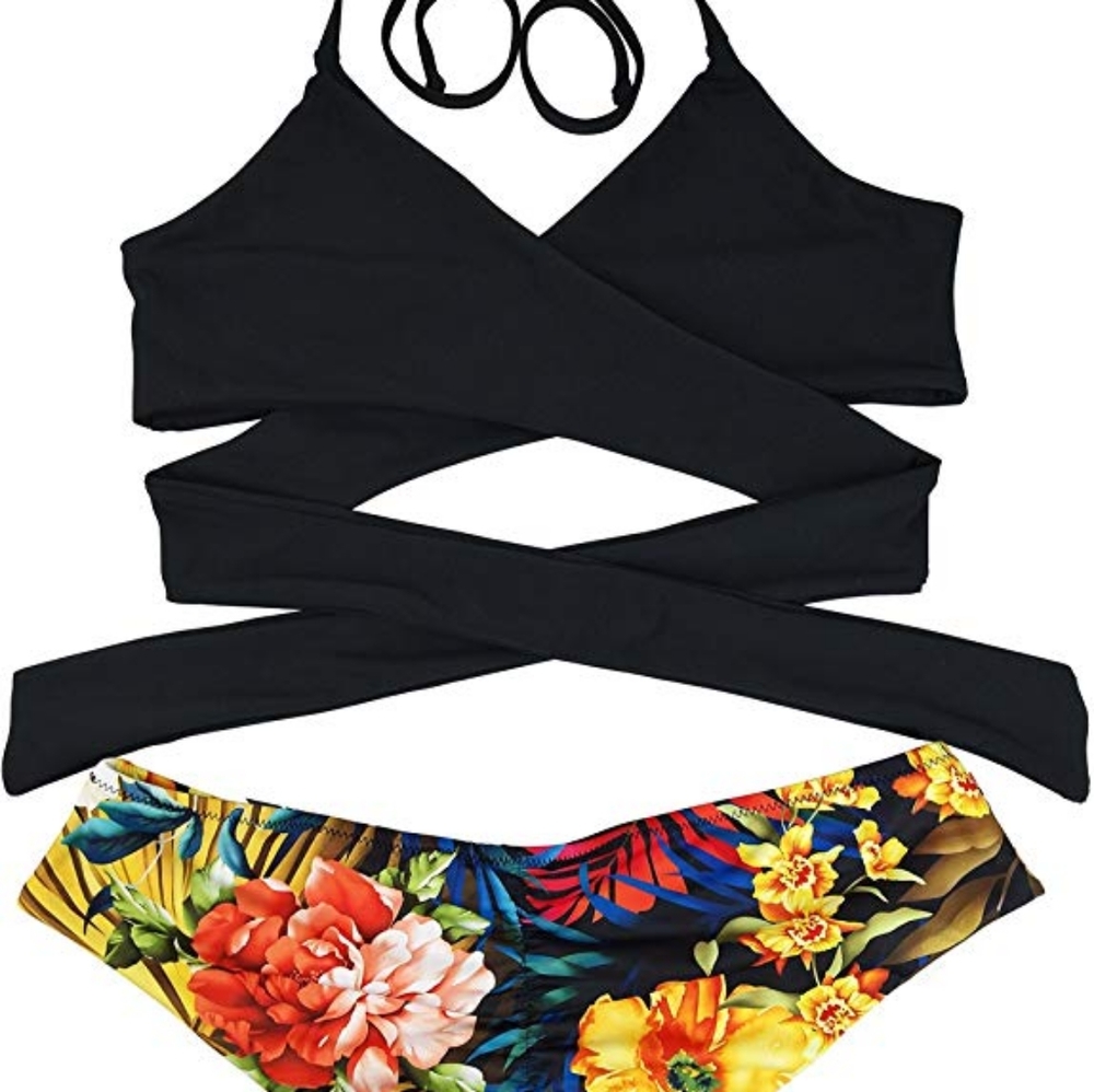 Low waist bandage bikini